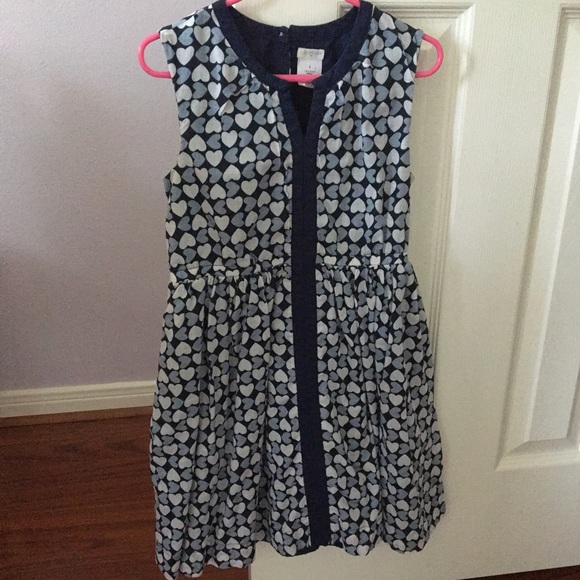 J. Crew crew cuts girl’s heart dress - Picture 1 of 3